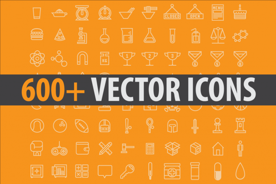 600+ Stroke Vector Icons