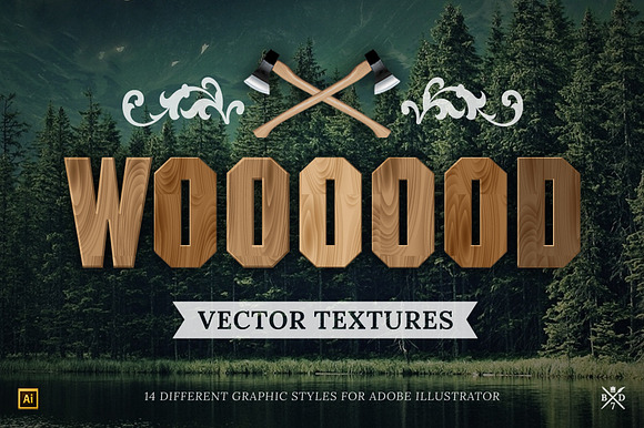 14 Wood vector textures in Photoshop Color Palettes - product preview 2