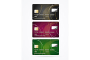 Vip Credit Plastic Cards Set.