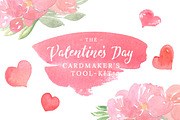 Valentine's Day Card Design Kit