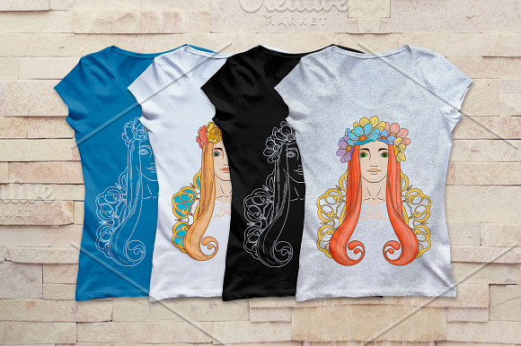 Beauty Collection: Art Nouveau in Illustrations - product preview 4