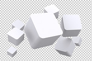 Cubes - 3D Render PNG