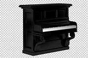 Piano - 3D Render PNG