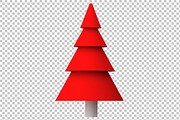 Christmas Tree - 3D Render PNG