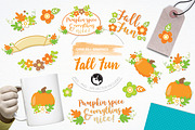 Fall fun illustration pack