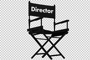Director Chair - 3D Render PNG