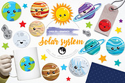 Solar system illustration pack