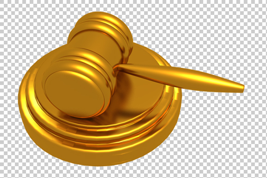 Law Hammer - 3D Render PNG in Graphics - product preview 8