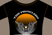 T-shirt template for motorcycle club