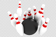 Bowling - 3D Render PNG