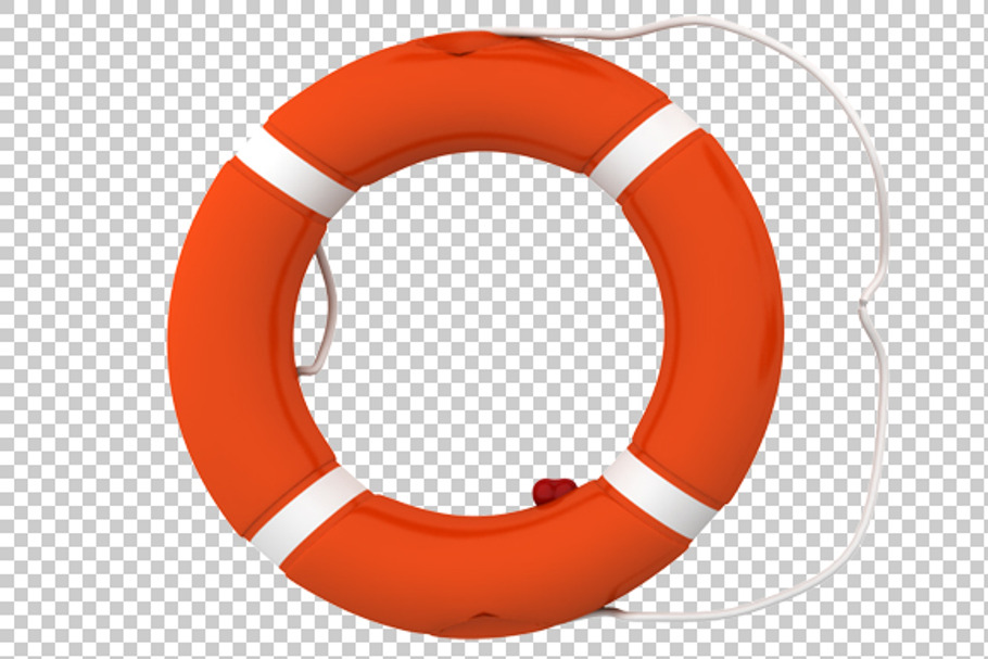 Lifebuoy - 3D Render PNG in Graphics - product preview 8