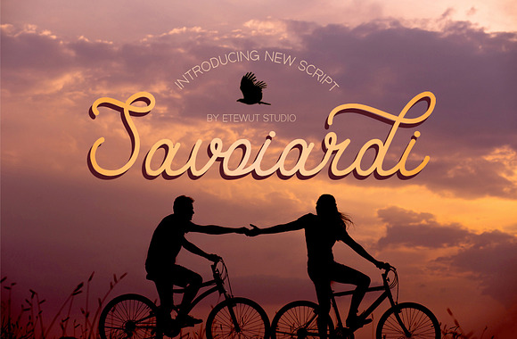 Savoiardi script+shadow in Script Fonts - product preview 7