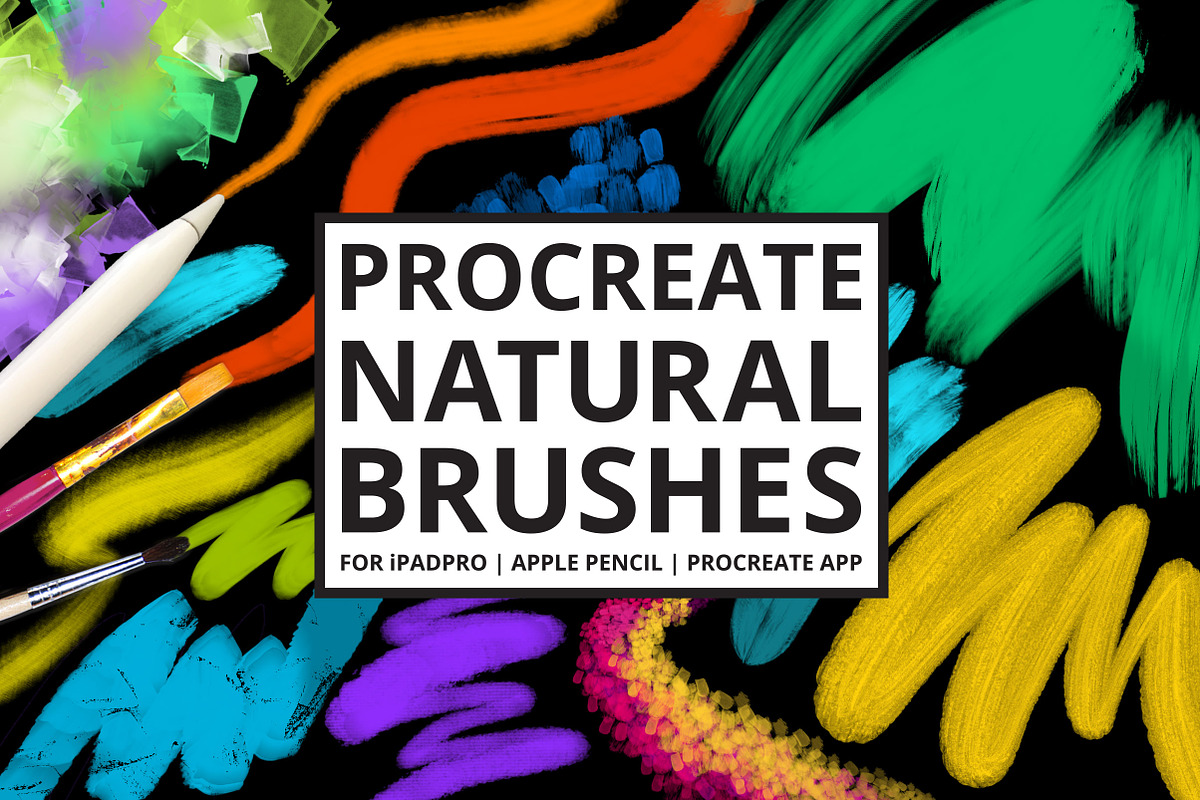 30 Procreate Natural Media Brushes in Photoshop Brushes - product preview 8