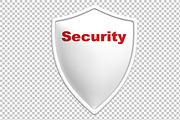 Security Shield - 3D Render PNG