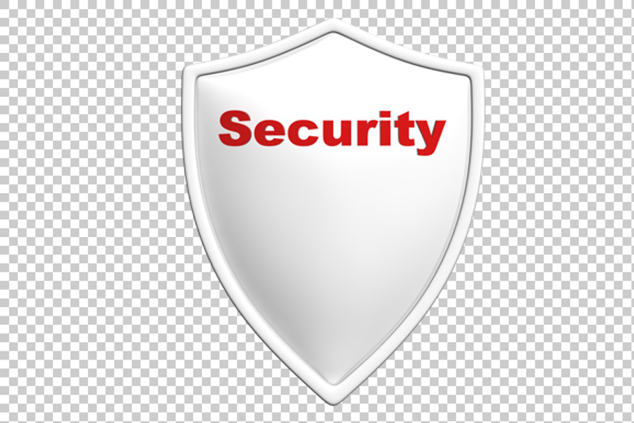 Security Shield - 3D Render PNG in Graphics - product preview 8