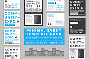 Minimal Poster/Flyer/Social Kit