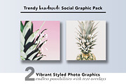 Trendy Handmade Social Graphic Pack