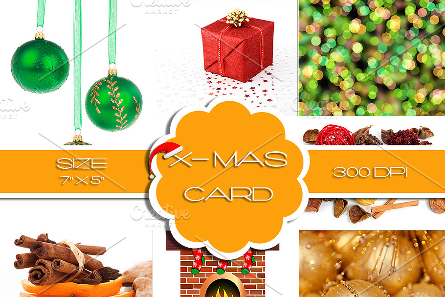 Christmas Card in Stationery Templates - product preview 8