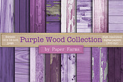 Purple wood digital paper 