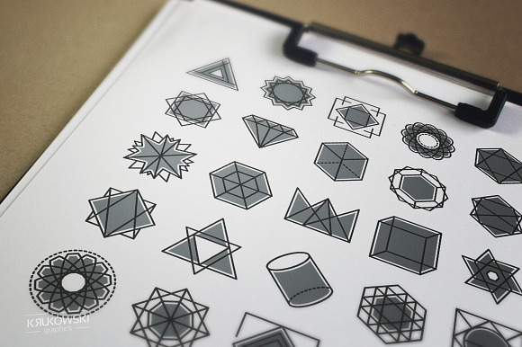 Geometric Icons Set in Icons - product preview 4