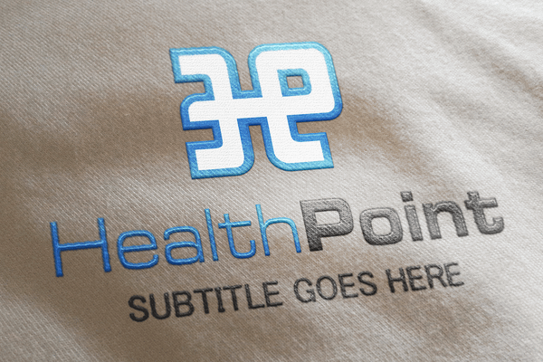 Health Point Style Logo