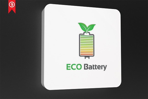 Eco Battery / Energy - Logo Template in Logo Templates - product preview 3