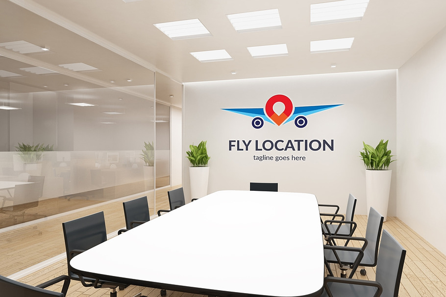 Fly Location Logo