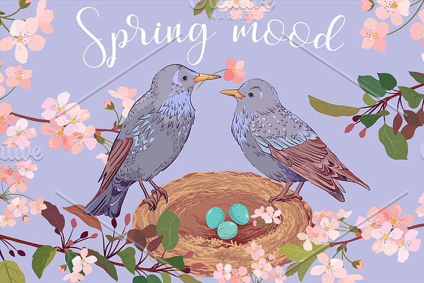 Spring Mood Clipart