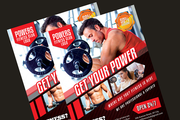 Fitness Flyer Vol-1 in Flyer Templates - product preview 2