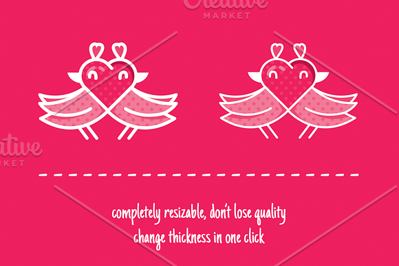 Love Birds- Lovely Logo Design in Logo Templates - product preview 1