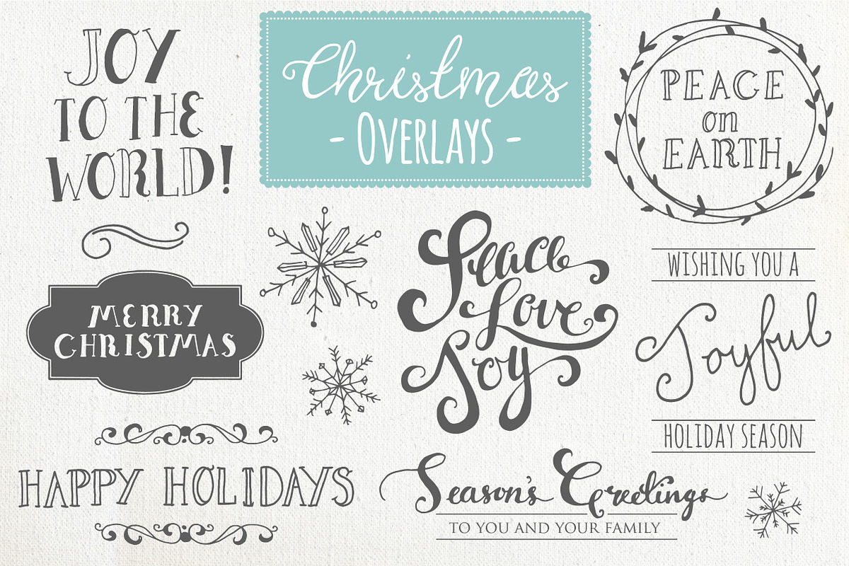 Christmas Clipart + Vectors! (Set 1) in Graphics - product preview 8