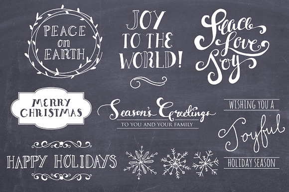 Christmas Clipart + Vectors! (Set 1) in Graphics - product preview 1