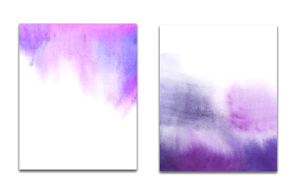 purple ombre watercolor in Textures - product preview 1