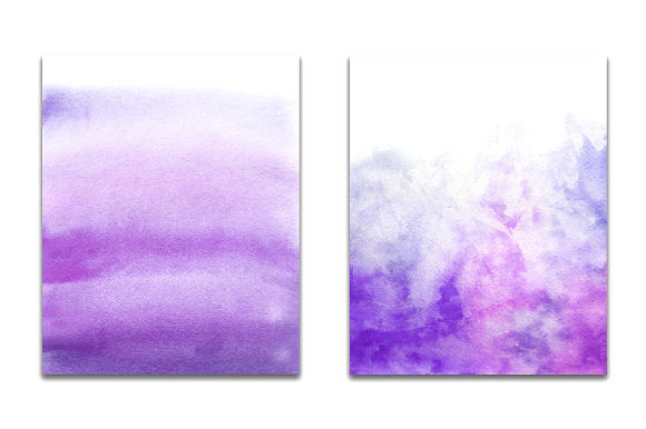 purple ombre watercolor in Textures - product preview 3