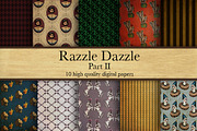 Razzle Dazzle Part II Digital Papers