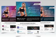 Gym & Health - PSD Flyer Template