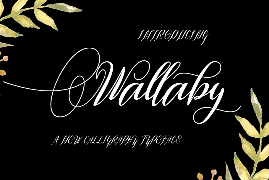 Wallaby in Script Fonts - product preview 8