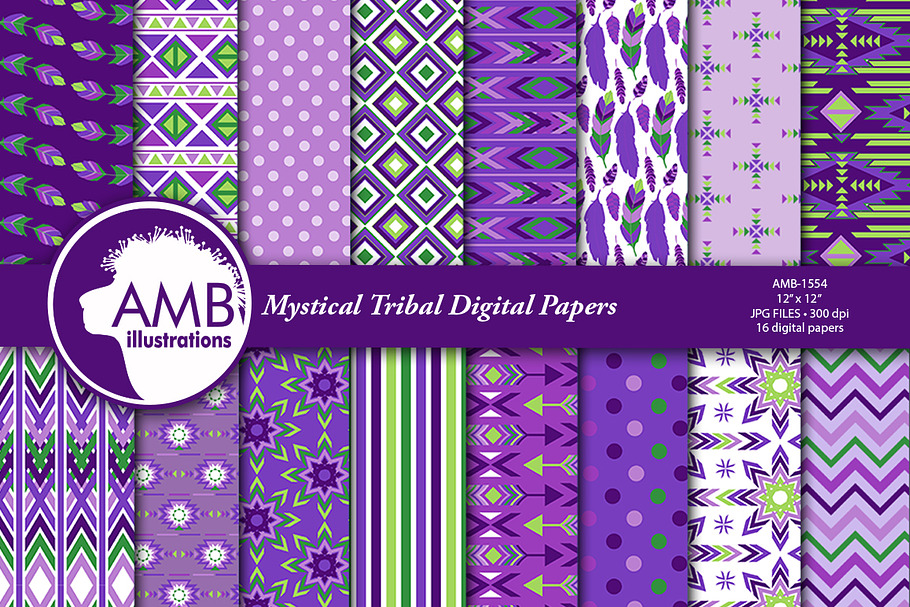Mystical Tribal Papers AMB-1554