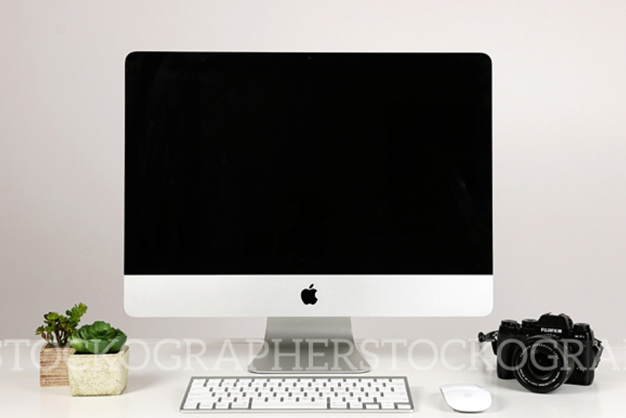 Styled Stock Photography Camera Imac in Mobile & Web Mockups - product preview 8