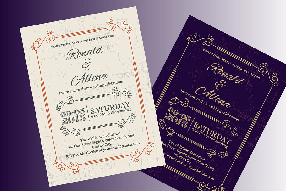 Wedding Invitation Vol-1 in Wedding Templates - product preview 8