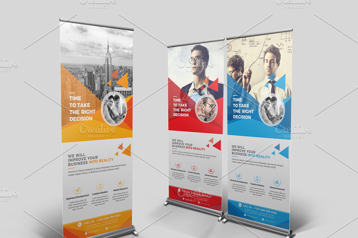 Corporate Roll-up Banner in Flyer Templates - product preview 8