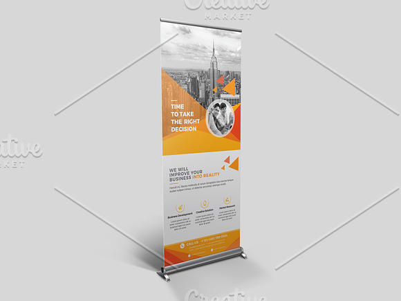 Corporate Roll-up Banner in Flyer Templates - product preview 3