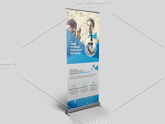 Corporate Roll-up Banner in Flyer Templates - product preview 4