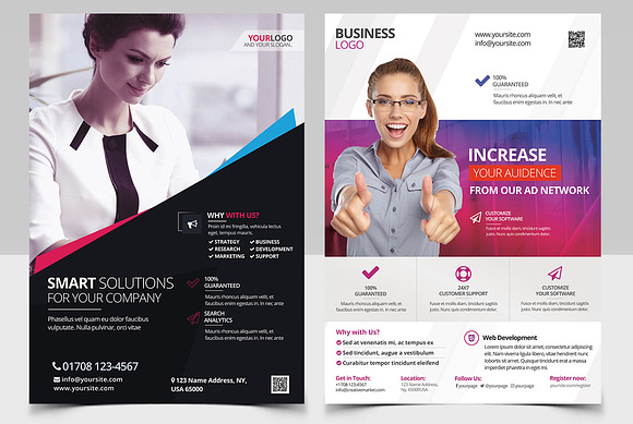 BUNDLE: 10 PSD Business Flyers in Flyer Templates - product preview 3