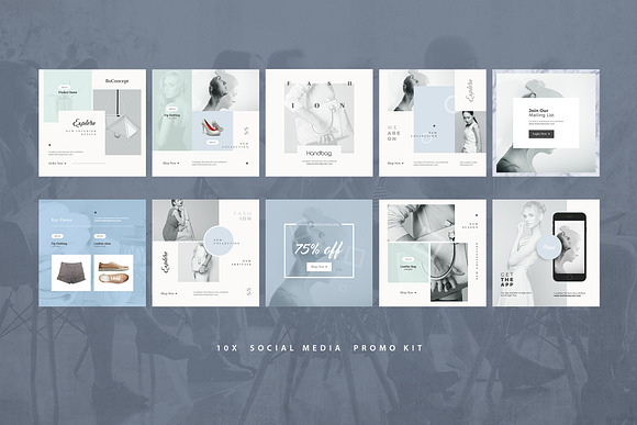 Instagram Fashion Pack in Instagram Templates - product preview 2