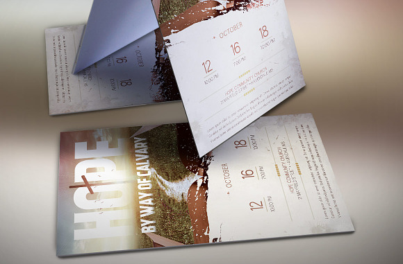 Calvary Hope Church Flyer Template in Flyer Templates - product preview 2