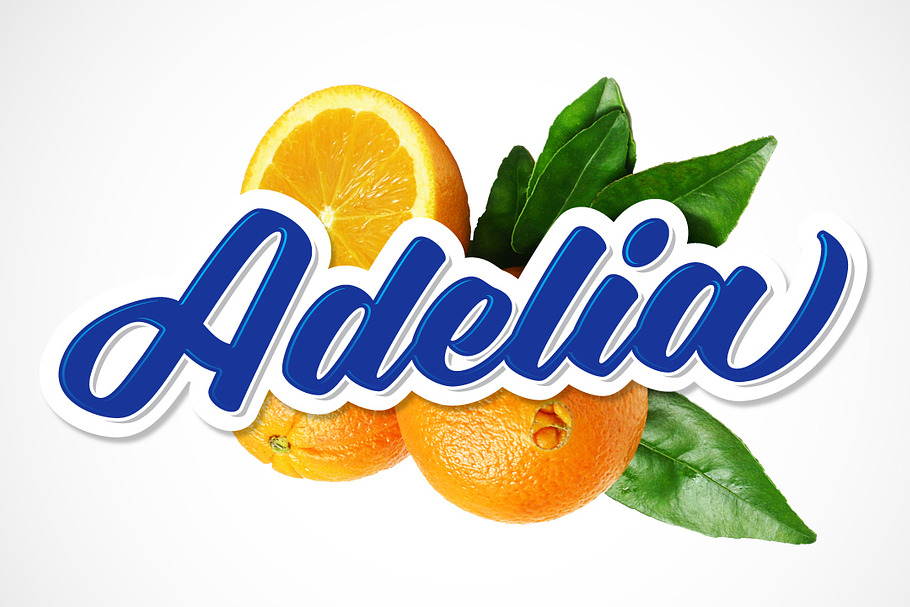 Adelia in Script Fonts - product preview 8