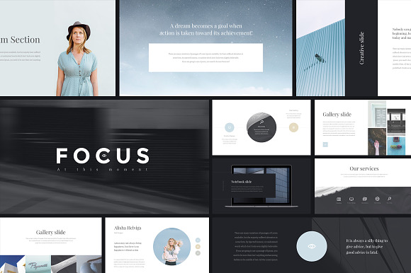 Focus PowerPoint Template + GIFT in PowerPoint Templates - product preview 8