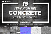 15 Concrete Texture Bundle