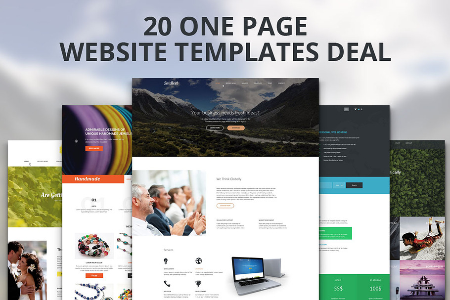 20 One Page Website Templates Deal in Landing Page Templates - product preview 8